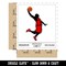 Basketball Player Slam Dunk Sports Waterproof Vinyl Phone Tablet Laptop Water Bottle Sticker Set - 5 Pack